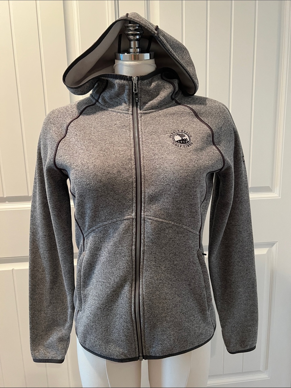 Cutter & Buck Women’s Heather Gray Full-Zip Hooded Jacket